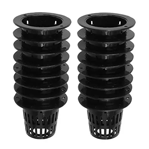 Produktbild: Cabilock Blumenübertopf 50Pcs T? mit L?Cher Schlitz Topf Topf für Indoor Hydro Aquaponics Orchideen Schwarz Hydrokultur Töpfe Hydrokultur Töpfe Hydrokultur Töpfe Hydrokultur Töpfe Hydrokultur Töpfe