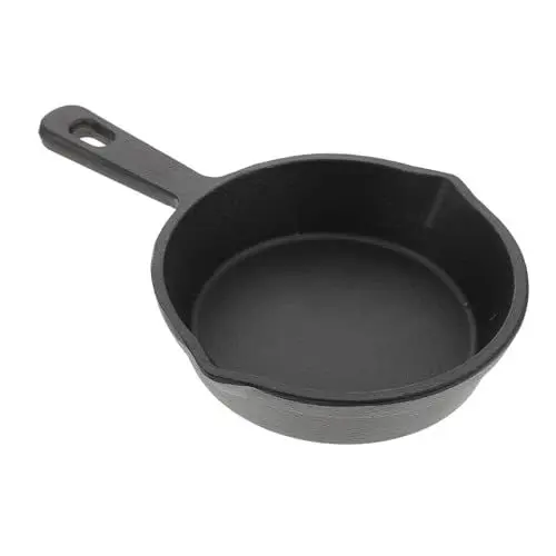 Produktbild: Cabilock Bratpfanne aus Gusseisen the cook die köchin pfannkuchenwender pfanen pfannkuchen pfanne pfannenkuchenpanne pfanne gusseisen gußeiserne pfanne sheet pan Pfannkuchenpfanne Black
