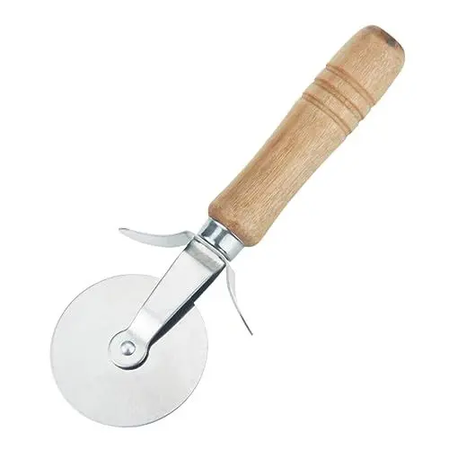 Produktbild: Cabilock Schneidwerkzeug Edelstahl-rollrad Handgriff Aus Holz Leicht Zu Reinigen