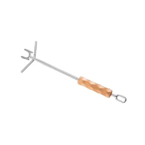 Produktbild: Cabilock Deckelhaken Bratpfannenhaken Grillhaken Outdoor-Haken Zum Aufhängen Campingofen Haken Zum Aufhängen Im Freien Topfdeckelheber Haken Aus Edelstahl Rostfreier Stahl Aufsammeln Aufzug