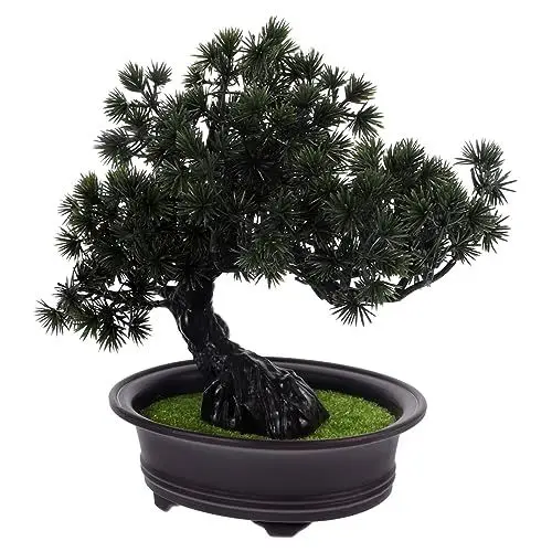 Produktbild: Cabilock Künstlicher Bonsai-kiefernbaum Tischdekoration Im -Topf Für Zuhause Und Büro Als Kunstpflanze Für Stilvolle Raumgestaltung Und Frische