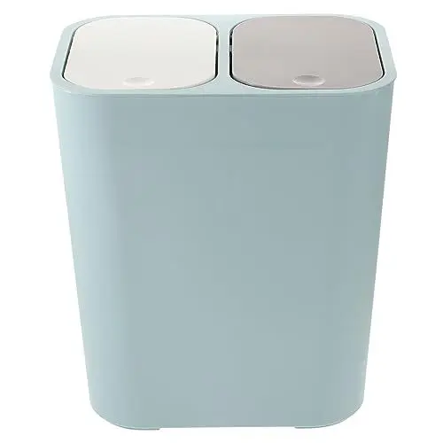Produktbild: Cabilock Küche Mülleimer Trocken Nass Mülleimer Dual Fach Bin Pedal Bin Office Home