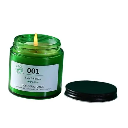 Produktbild: Cabilock Duftkerzen Duftkerze Selber Machen Zum Einzug Kerzen Im Duftglas Nach Meditation Duftendes Wachs Teelicht Aromatherapie-kerze Ornament Pflanzliches Wachs Green