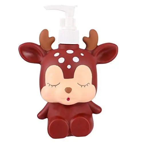Produktbild: Cabilock Duschgel Spender Kinder Cartoon Tier Hand Lotion Pumpe Nachfüllbare Seife Spender Lotion Shampoo Gel Flasche 300Ml