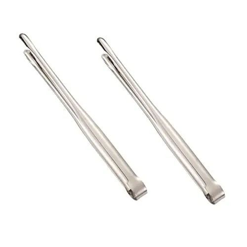 Produktbild: Cabilock Edelstahl Bbq Grillzange 19cm Multifunktionszange Für Fleisch Und Gemüse Hitzebeständig Tragbare Grillzange Für Außenbereich Leicht Zu Reinigen Für Grillpartys Und Freizeitaktivitäten