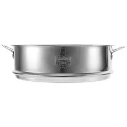 Produktbild: Cabilock Edelstahl Dampfgarer Topf Dampfkorb Einsatz Topfeinsatz Gemüsedämpfer 24cm Backform Dünsteinsatz Dämpfeinsatz für Töpfe Kochtopf Reiskocher Schnellkochtopf Induktion Dämpfer