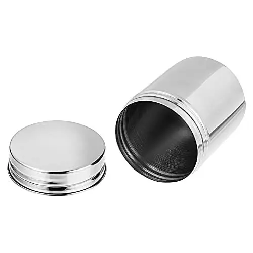 Produktbild: Cabilock Edelstahl Vorratsdose Kleine Dose mit Deckel Gewürzdose Teedose Aufbewahrungsdose für Kaffee Tee Küche Lebensmittel