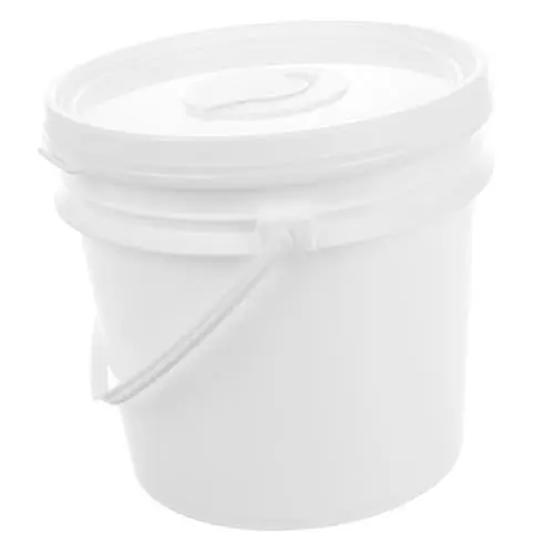 Produktbild: Cabilock Eimer für Feuchttücher runder Wischtuchhalter Container Putzeimer Auto Wischtücher Behälter Tragbarer Wischtuchspender Tücherhalter Spender für beschwerte Wischtücher Plastik Weiß