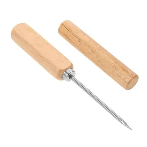 Produktbild: Cabilock Eleganter -holzgriff Eispucks Für Dosen Eisschaber Für Schneekegel Zum Bartending
