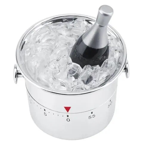 Produktbild: Cabilock Eiskübel-Timer Küchen-Kochtimer Krug mechanisch Küchentimer für Senioren Kleiner Küchentimer küchenuhr küchenfunkuhr zeitschaltuhr für Küchenzeitmanager Tragbarer Küchentimer Abs