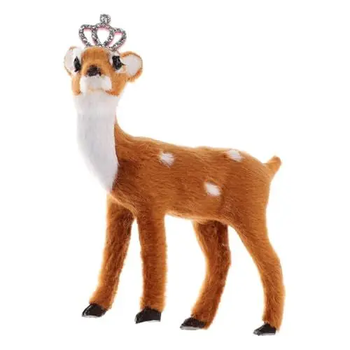 Produktbild: Cabilock Handwerk Ornament Rentier Weihnachten Dekorationen Elch Statuen Elch Dekore Für Weihnachten