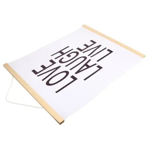 Produktbild: Cabilock Englisches inspirierendes Poster motivierende Wandposter motivierende gerahmte zitate Holzrahmen Poster Englische Sprüche Poster Inspirierendes Poster mit hängender Schriftrolle