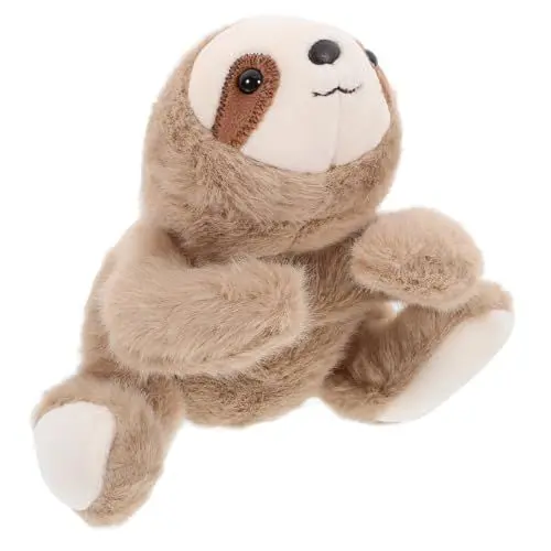 Produktbild: Cabilock Faultierpuppe lustige plüschtiere Plüschspielzeug entzückende Tierpuppe Faultier-Ornament Faultier Stoffpuppe Faultier-Plüsch-Spielzeug Faultier Stofftier PP Baumwolle Light Brown