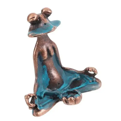 Produktbild: Cabilock Frosch Statue Weihrauch Stick Stehen Meditation Frosch Statue für