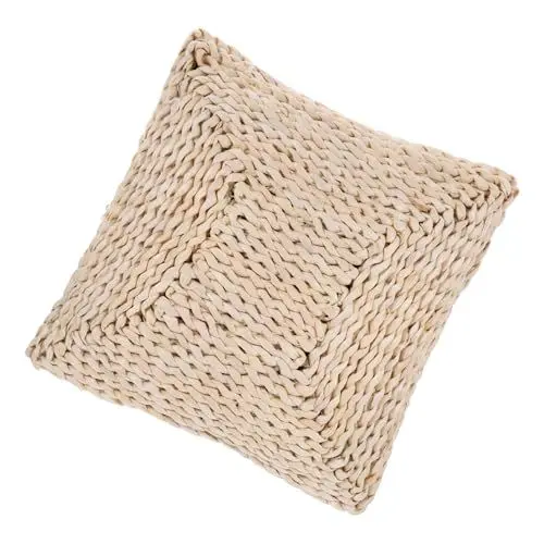 Produktbild: Cabilock Futonkissen Aus Stroh Indoor-bodenmatte Strohmatte Ottomane Fußhocker Yoga Handgewebtes Bodenkissen Japanisches Sitzkissen Bodenkissen Stroh Gewebten Matte Kniematte Verdicken
