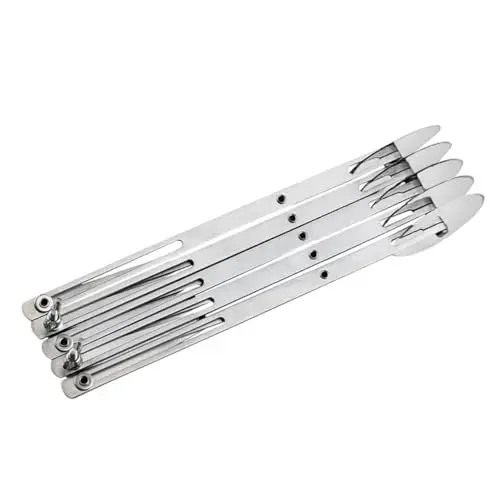 Produktbild: Cabilock Gebäckradschneider Silberner Teigschneider Rostfreier Pizzaschneider Professioneller Teigschneider Gebäckschneider Pizzaschneiderrad Pizzateigteiler Teigrollerschneider