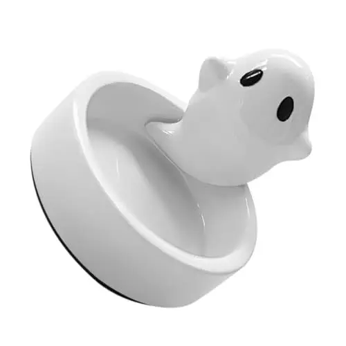 Produktbild: Cabilock Kerzenständer Kerzenhalter Halloween Keramik Geister Kerzenhalter Unikat Halloween