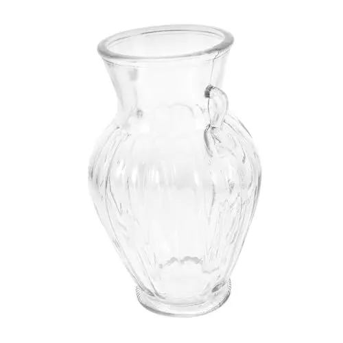 Produktbild: Cabilock Glasflaschenvase Dekorative Vasen Hochzeitsblumenvase Rustikale Glasvase Kristallvase Blumenvasen Einzigartig Blumenvasen Dekorativ Kristallblumenvase Schreibtisch Büro Vasenhalter