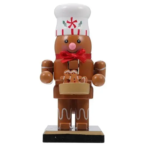 Produktbild: Cabilock Große Holz Weihnachten Nussknacker Figuren: Nussknacker Soldaten Traditionelle Weihnachten Nussknacker Figuren Deko für Zuhause Weihnachtsdekoration Weihnachtsschmuck