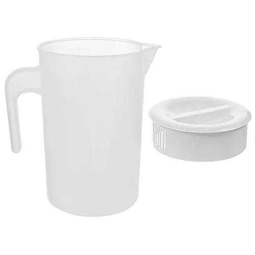 Produktbild: Cabilock Großer Wasserkrug für Kalte Getränke für Tee Fruchtsäfte und Design Tragbarer Griff Leicht zu Reinigen Partys