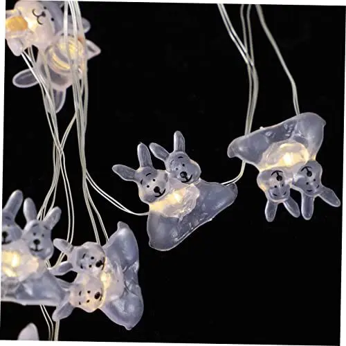 Produktbild: Cabilock Hasenform Lichterkette Zum Aufhängen Für Ostern Deko Lichter Aus Hochwertigem Material Für Gartenbeleuchtung Und Zuhause Ohne Batterie