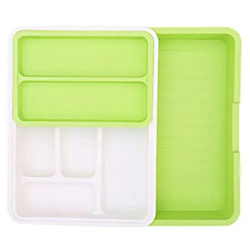 Produktbild: Cabilock 1satz Cutlery Storage Box Multifunktionale Aufbewahrungsbox Aus Kunststoff Für Besteck Utensilien Einfach Zu Reinigen Stabil Platzsparend Für Küche