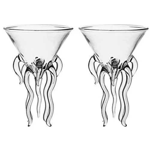 Produktbild: Cabilock 2 Stücke Nette Quallen Thema Glaswaren Cocktail Gläser Set Gläser Für Partys