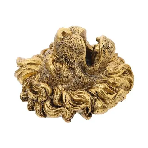 Produktbild: Cabilock Hofbrunnen Sprinkler Wasser Wassersprüher Säule Gartenbrunnendüse Gartenbrunnen Sprühkopf Brunnensäulendüse Teichbrunnendüse Naturharz Golden