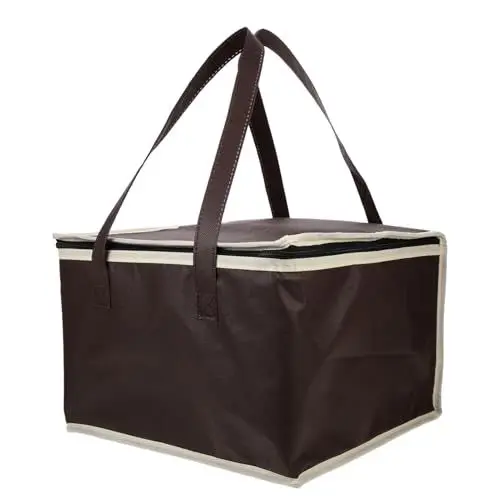 Produktbild: Cabilock Isolierbeutel Aus Aluminiumfolie Tragetasche Mit Taschen Wärmer Tasche Pizza-tragetasche Lebensmittel Wiederverwendbar Bento-isolierbeutel Autotasche Camping Gefrierschrank Vlies