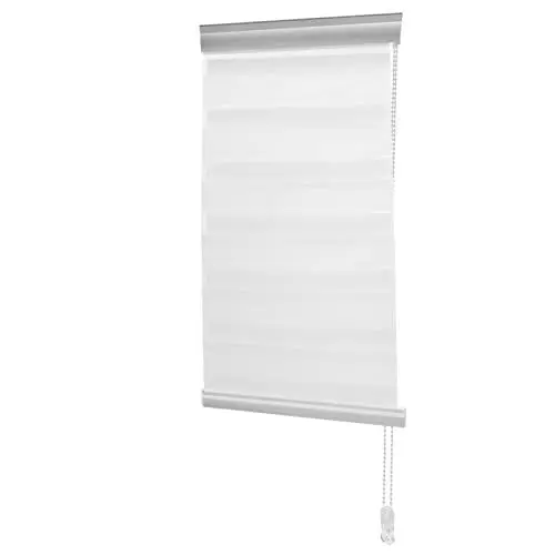 Produktbild: Cabilock Vorhang Fenster Behandlung Jalousie Sheer für Küche Schlafzimmer Dekorative Punch Privatsphäre