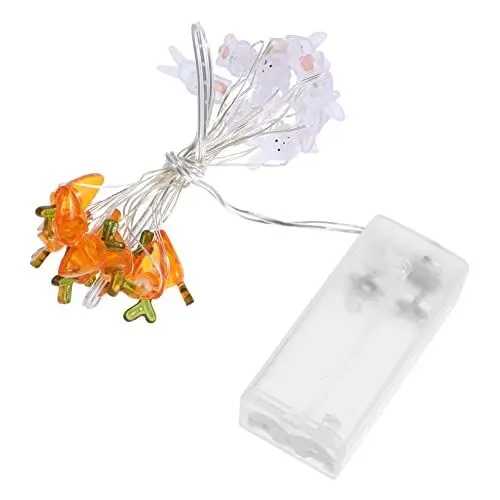 Produktbild: Amosfun Ostern Lichterkette Karottenform Lichterkette Für Dekorationen Zufälliger Stil