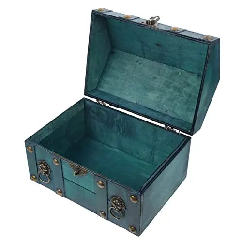 Produktbild: Cabilock Schmuckschatulle Aus Holz – Vintage-aufbewahrungsbox Schmuckschatulle Dekorative Box Ideales Für Sie