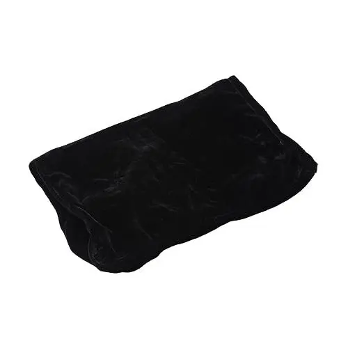 Produktbild: Cabilock Klavierhocker Bezug Stoff Schwarz Komfortabler Samt Schonbezug Für Klaviersitz Elegantes Design