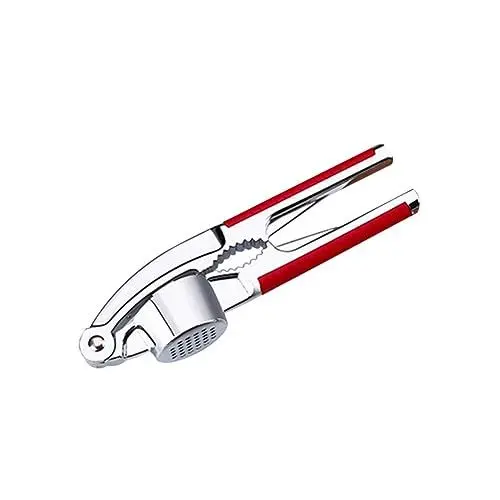 Produktbild: Kitchen Knoblauchpresse Zerkleinert Knoblauch & Ingwer Mühelos Knoblauchpresse Edelstahl Effizientes Werkzeug zur Knoblauchpaste Einfach sauber zu haltende Knoblauchpresse