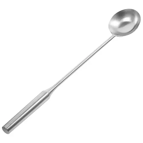 Produktbild: Cabilock Ergonomischer Edelstahllöffel Große Servierlöffel Zum Kochen Suppenkelle Löffel Aus Lebensmittelechtem Metall Ohne Griff