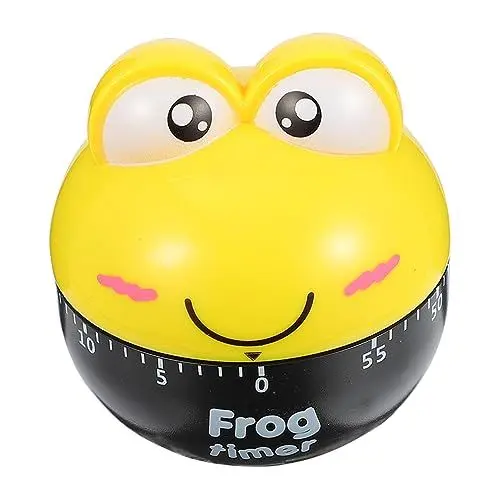 Produktbild: Cabilock Cartoon-Timer-Management-Tool Küchen-kochtimer Froschform Mechanischer Timer Zum Backen Und Lernen