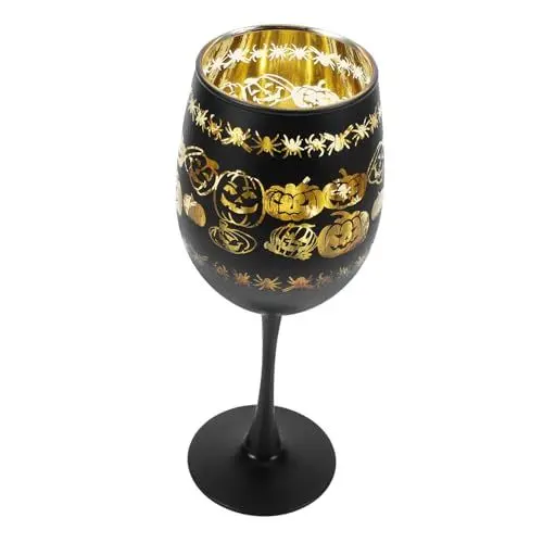 Produktbild: Cabilock Kreatives Weinglas Aus Glas Halloween-verzierung Wiederverwendbare Tassen Spukhaus Halloween-brille Weinkelch Aus Glas Wein Tassen Wohnkultur Dekorative Kelche Black
