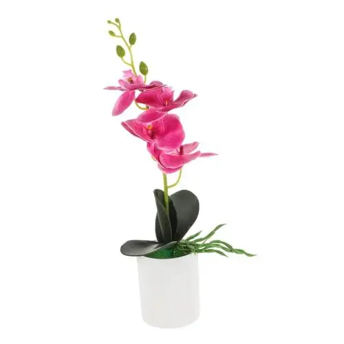 Produktbild: Cabilock Orchidee Künstliche Blume Bonsai Simulierte Topfpflanze Elegantes Ornament