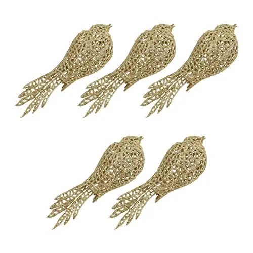 Produktbild: Cabilock Weihnachten Dekorationen 5pcs Vögel Dekorationen Delicate Weihnachten Ornament Set für