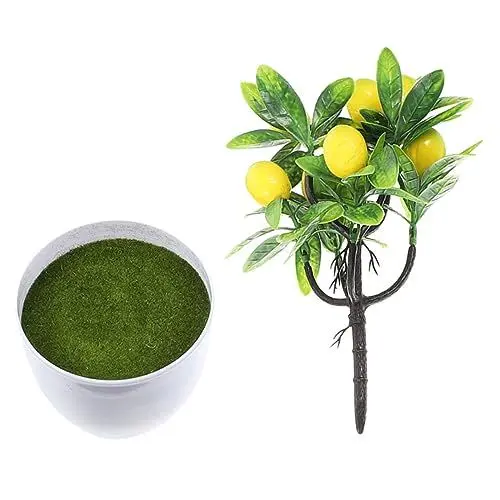 Produktbild: Cabilock Gefälschte Zitrone Baum Topf Faux Zitrone Pflanze Dekorative Für Desktop Home Decor