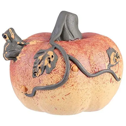 Produktbild: Cabilock Kürbis-Ornamente Wasser Tee Tablett Haustier Kürbisfigur Aus Keramik Chinesisches Teetablett Haustier Teetablett Haustierzubehör Halloween-Tisch Lila Ton Liebhaber Obst
