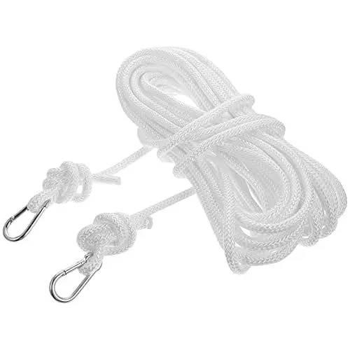 Produktbild: Cabilock Kunst Haushalt Elastisch Weiß Camping Lanyard Projekte Handwerk Schwere Hängende Kleidung Nylonschnüre Verwendung Kajak Lufttrocknung Zelte Bündel Autotrockner Frachtplane