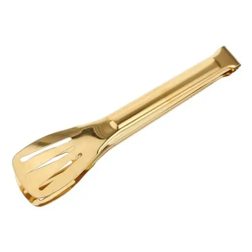 Produktbild: Cabilock Lebensmittelzange Aus Edelstahl Kochzange Outdoor-grillclip Grillzangen Bäckerei Dessertzange Salatzange Essenszange Campingzange Kochklammern Nudelzange Golden Rostfreier Stahl