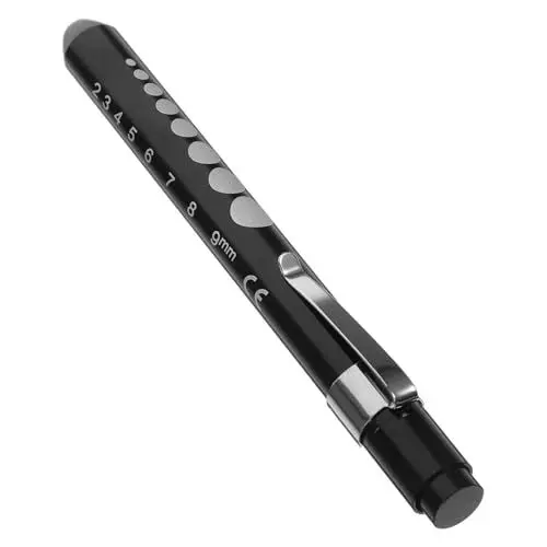 Produktbild: Cabilock Led Pen Light Für Medizinische Anwendungen Munduntersuchung Kreative Stiftlampe Für Ärzte Pflegepersonal Kompakte Batterielose Lampe Schwarz Mit Weißem Licht