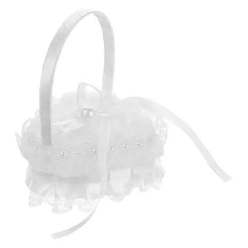 Produktbild: Cabilock Liebesringkissen Eheringkissen Vorschlag Ringkissen Kissen Für Die Eheringe Ringkissen Für Hochzeitsfeier Ringkissen Zur Hochzeit Ehering Halter Kissen Weiß Garn·· Plastikbox·· Stoff