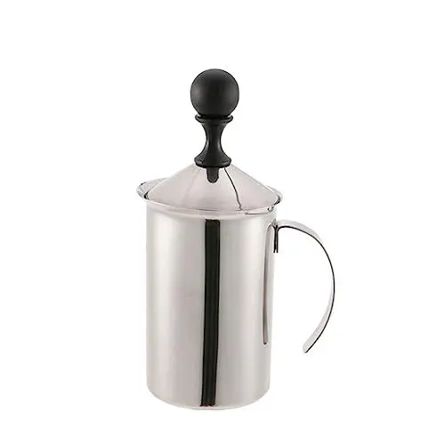 Produktbild: Cabilock Milchschäumer milchsufschäumerkanne milchaufschäumer milch schäumer milchschaumbereiter milk-frother Schaumbecher Edelstahlaufschäumer Kaffeeaufschäumer Pumpentyp Schaummittel