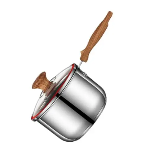 Produktbild: Cabilock Kochgeschirr-set Mehrzweck-schmortopf Ergänzender Kochtopf Suppentopf Nudeltopf 16cm Holzgriff