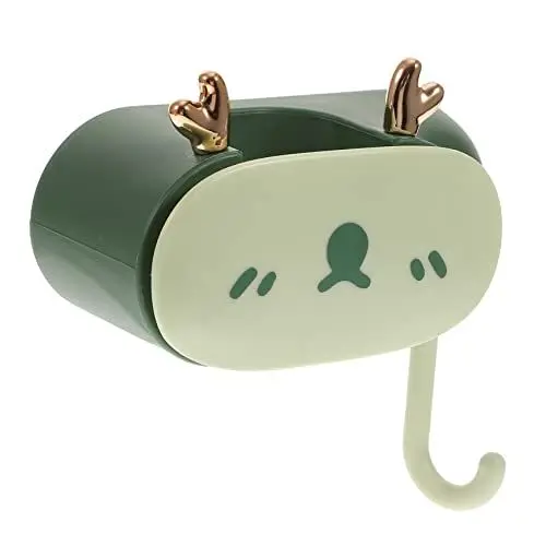 Produktbild: Cabilock Mopphalter Besenaufhänger Wandhalterung Aufhänger stehen Besenhalter-Clip Besenhaken halterungen für gartengeräte organizer für badezimmer Mopp-Organizer Besengreifer Plastik Green