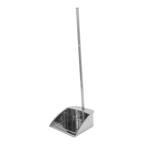 Produktbild: Cabilock Edelstahl Kehrschaufel Griff Handheld Kehrschaufel für Effiziente Reinigung Keine Bücken Kehrschaufel für Hause