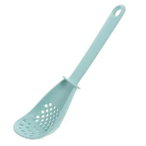 Produktbild: Cabilock Multifunktionaler Kochlöffel Stampferlöffel Mahllöffel Skimmerschaufel prep chop mixt Sieb Schleifzubehör Maischeabtropflöffel Kartoffel Schleifer Nudellöffel Brecher Reislöffel pp